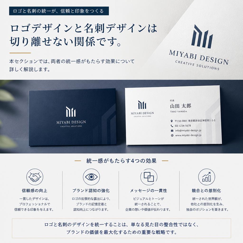 2. 名刺デザインとの相乗効果