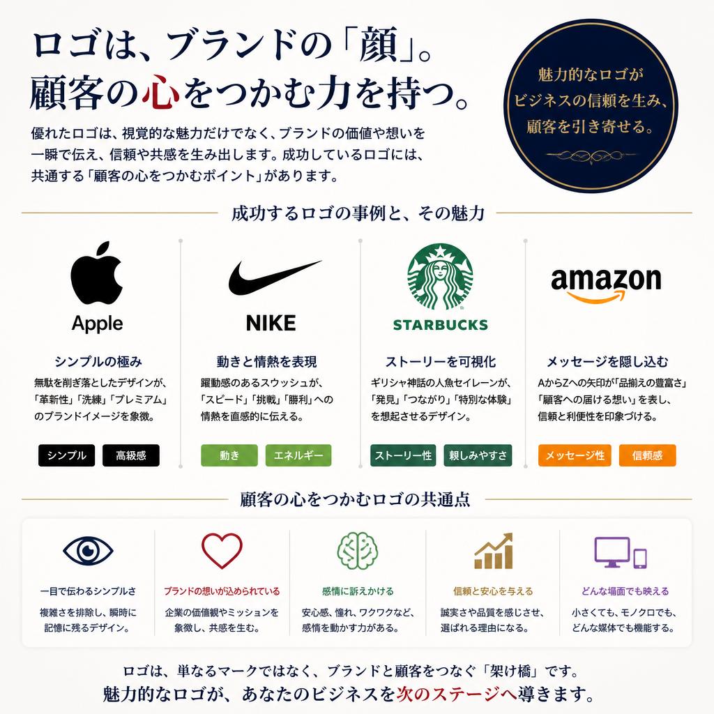 顧客獲得につながるロゴの特性