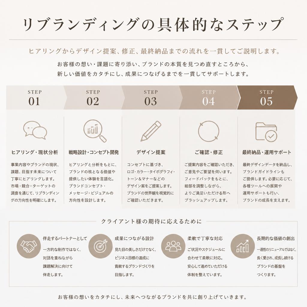 4. 成功するリブランディングの流れ
