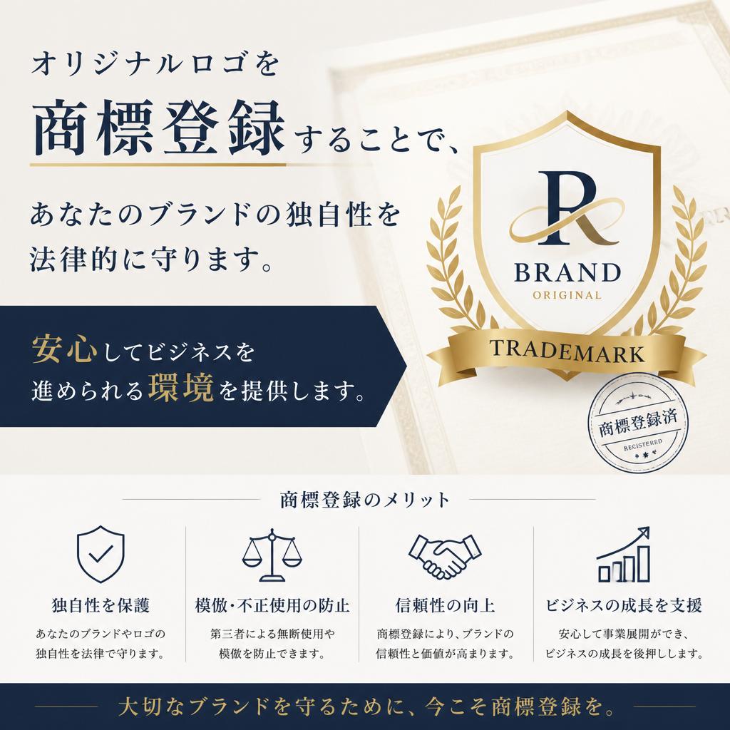 2. 商標登録でブランドを保護
