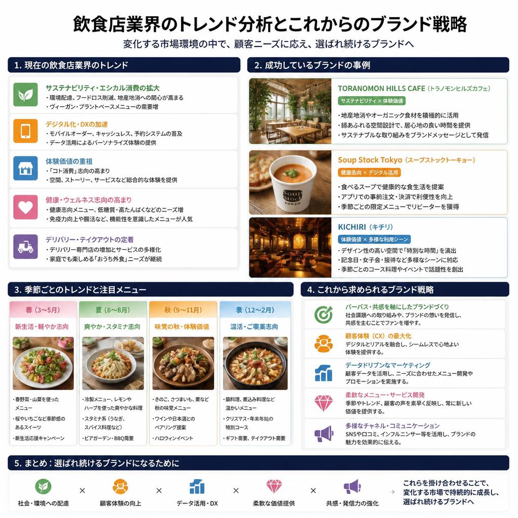 トレンド分析：飲食店業界の今