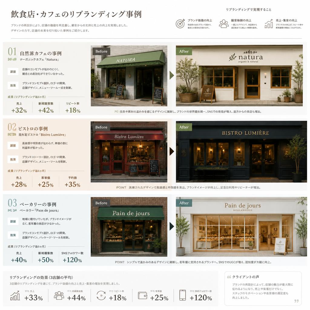 事例紹介：成功したリブランディング