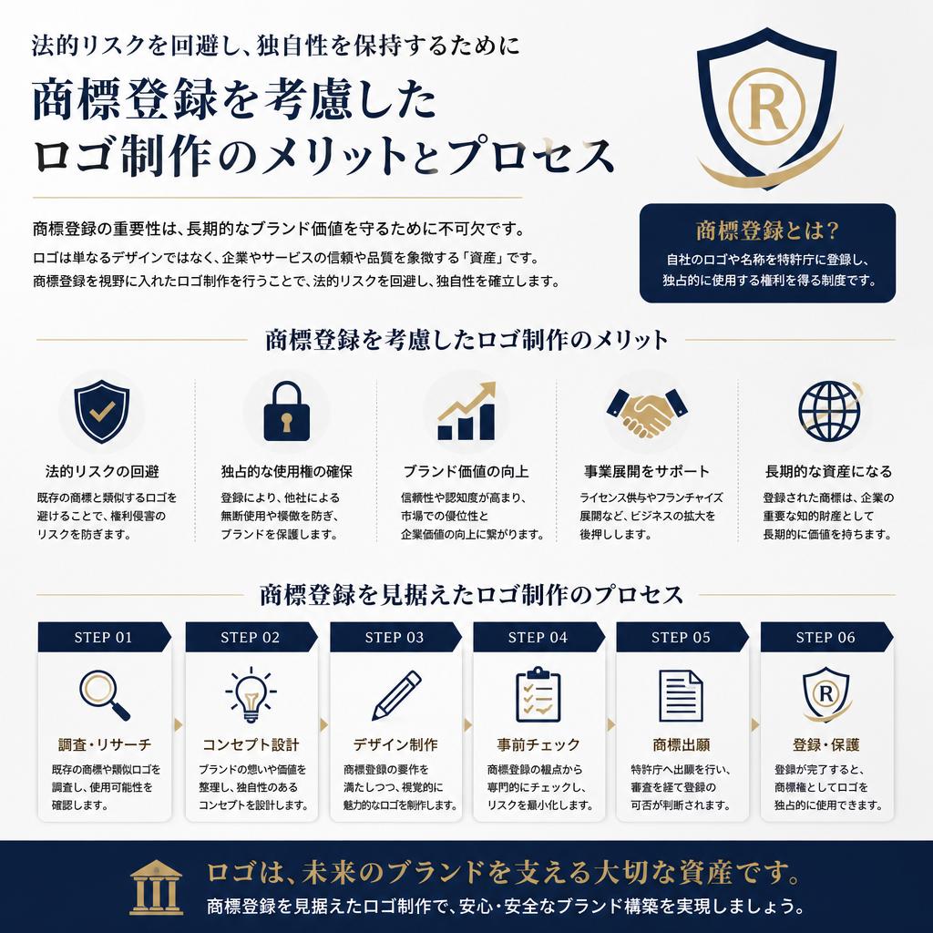 商標登録を視野に入れたロゴデザイン