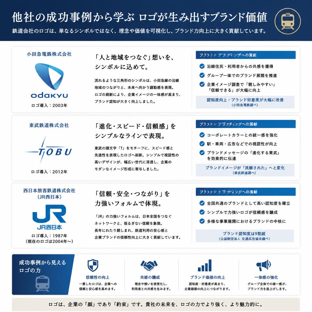 成功事例: 鉄道会社のロゴデザイン