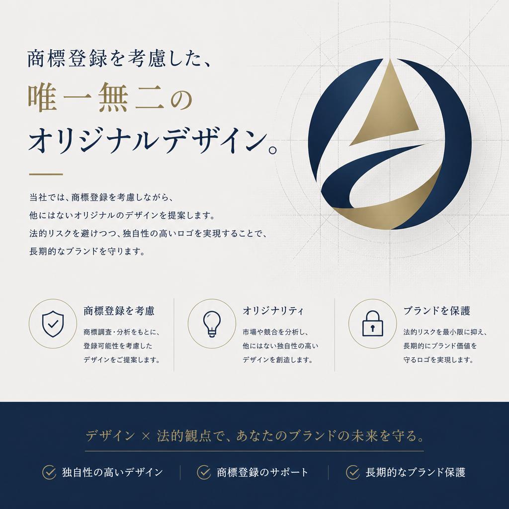 商標登録を見据えた独自デザインの提案