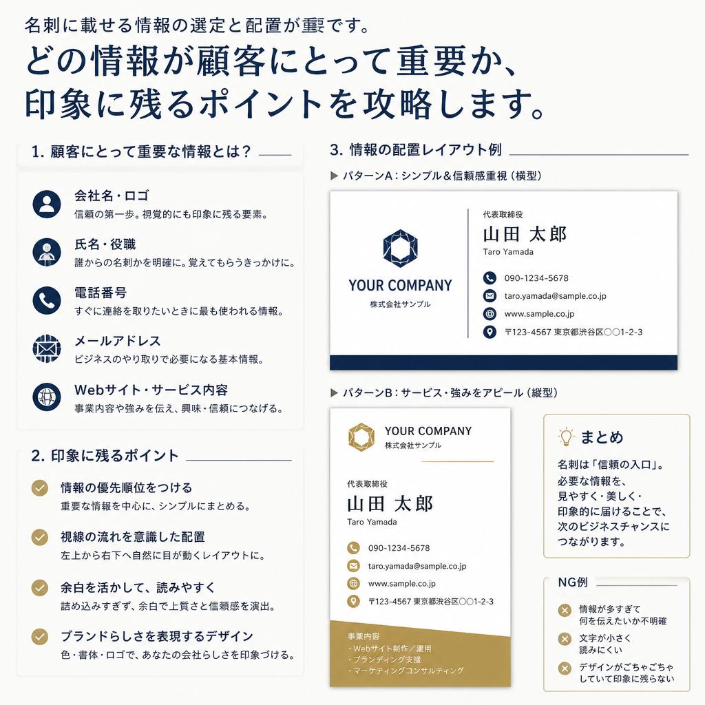 4. 印象に残る情報の配置と内容