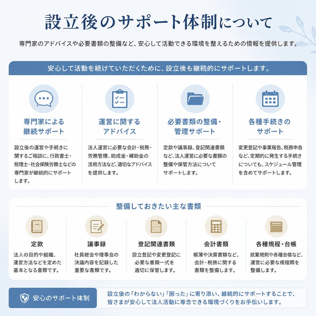 サポート体制の充実