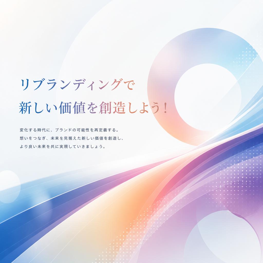 リブランディングで新しい価値を創造しよう！