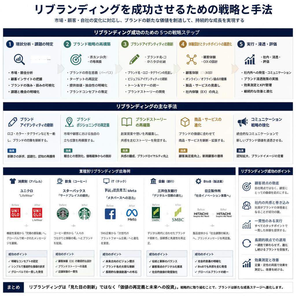 成功するリブランディングの戦略