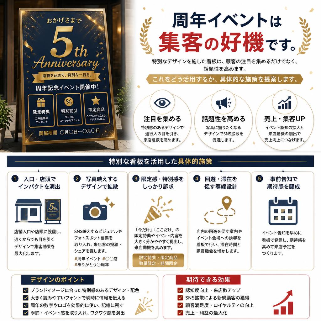 周年イベントを生かしたプロモーション戦略