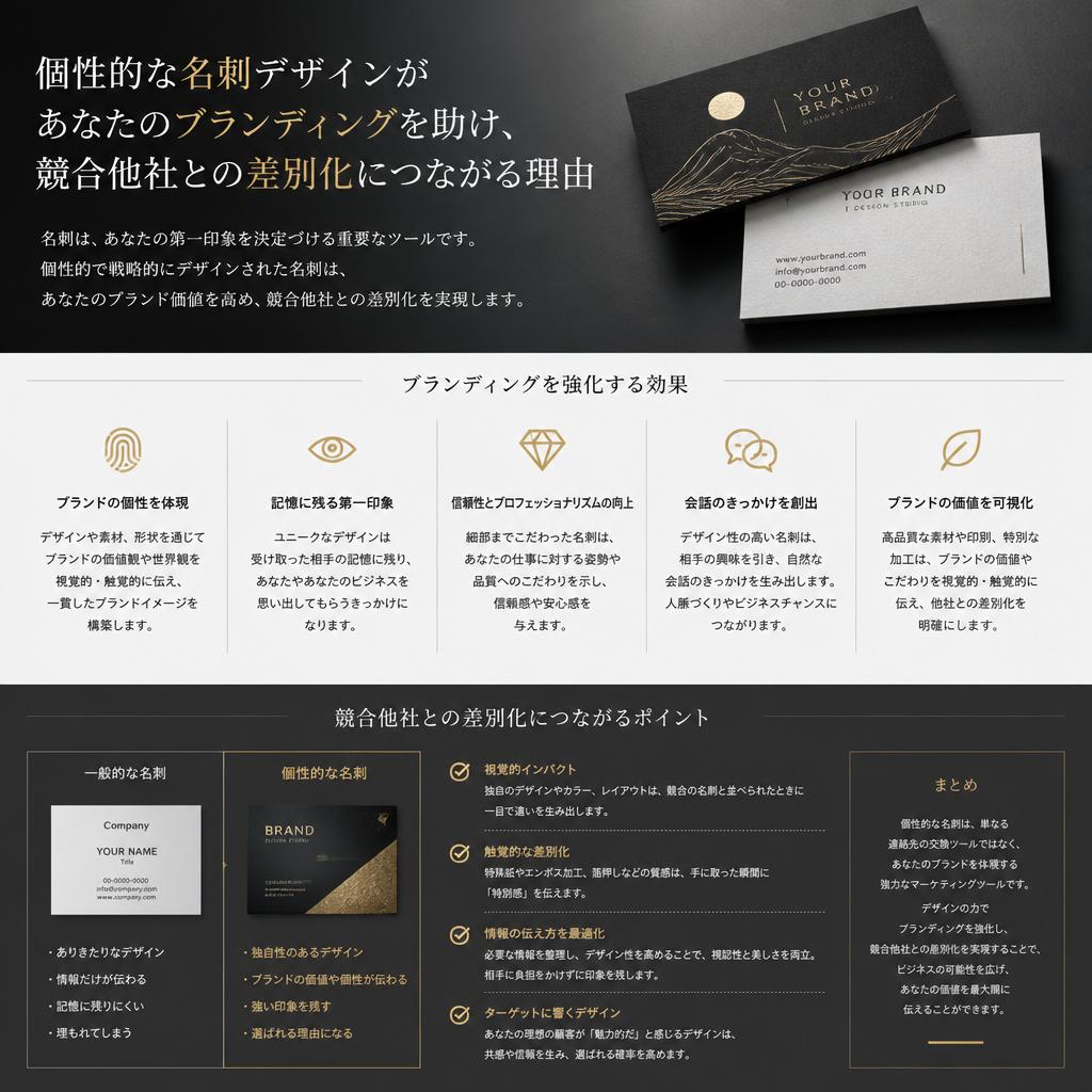 名刺デザインで差別化を図る理由