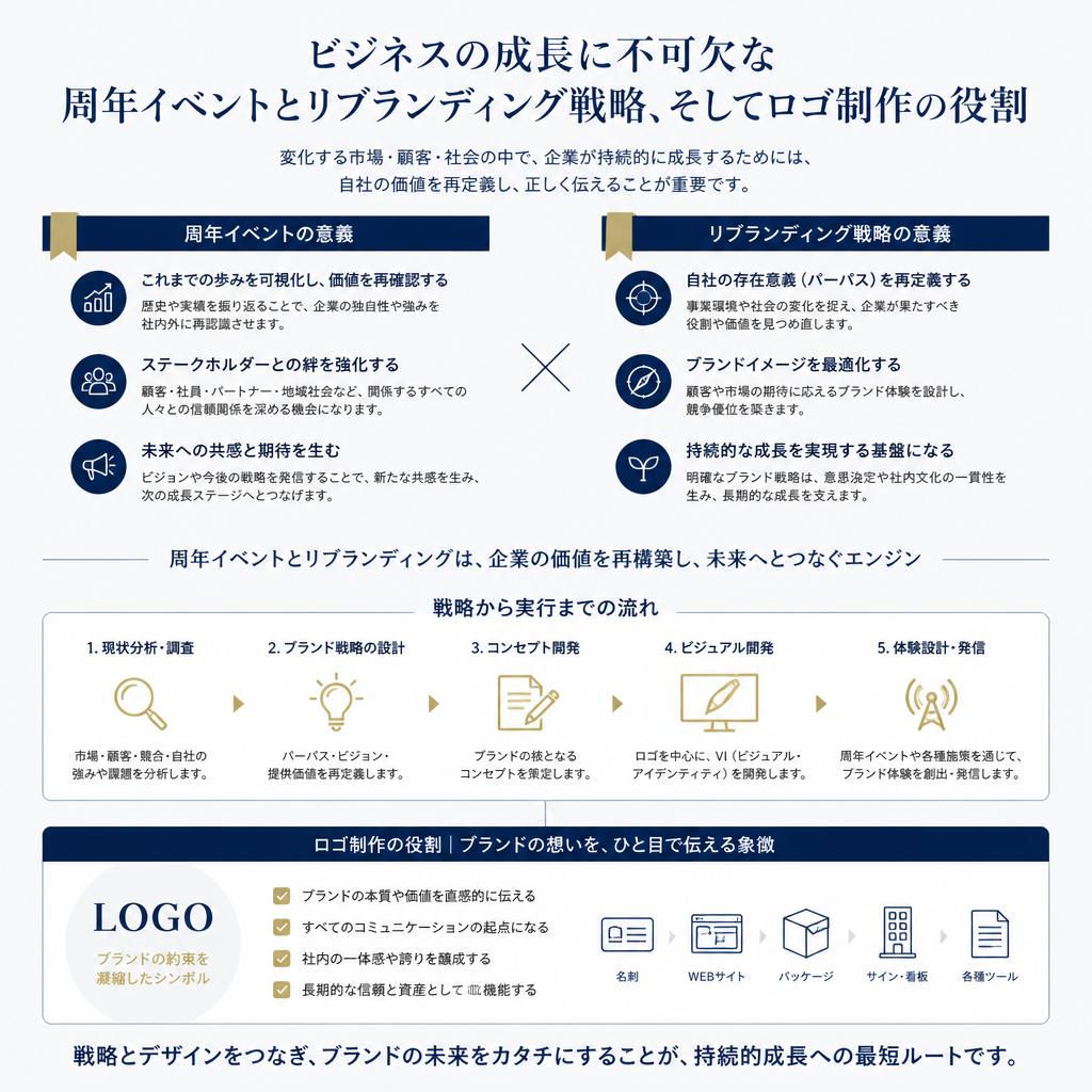 4. 周年イベントとリブランディングの重要性