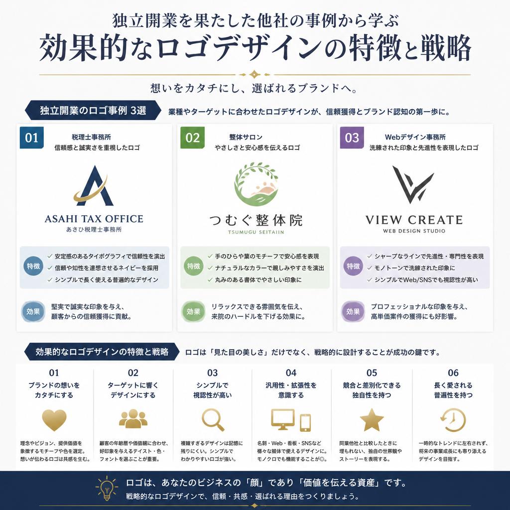 成功事例から学ぶ！魅力的なロゴデザイン