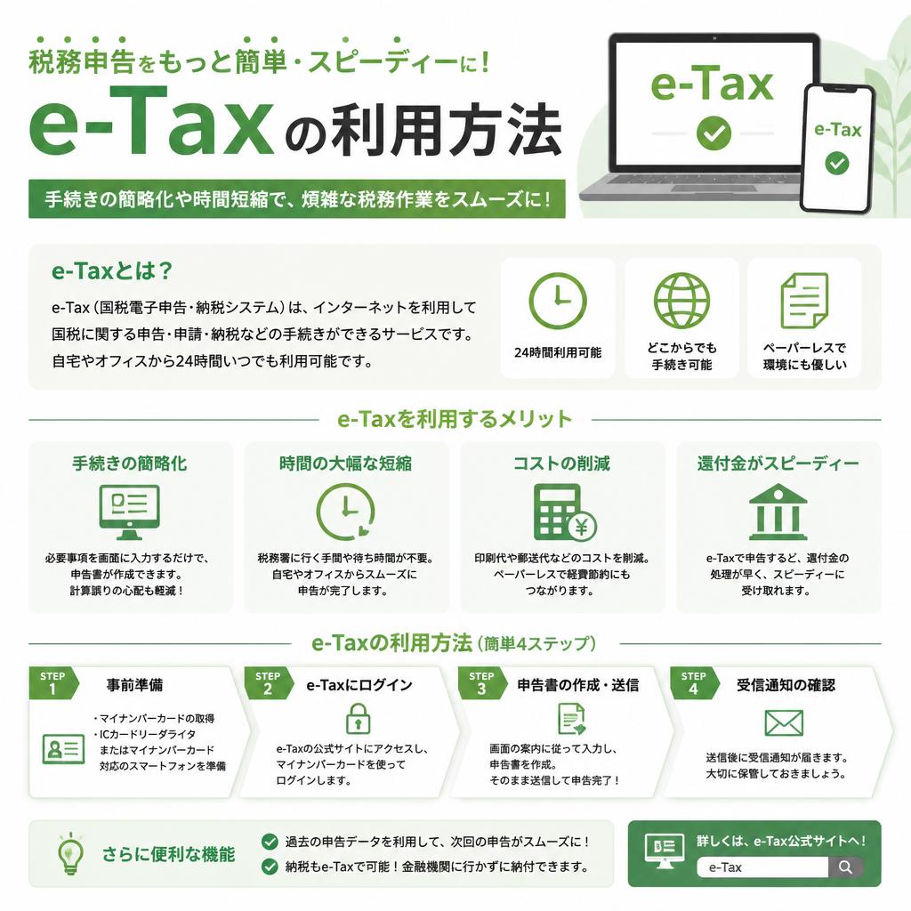 2. e-taxを活用した効率的な税務管理