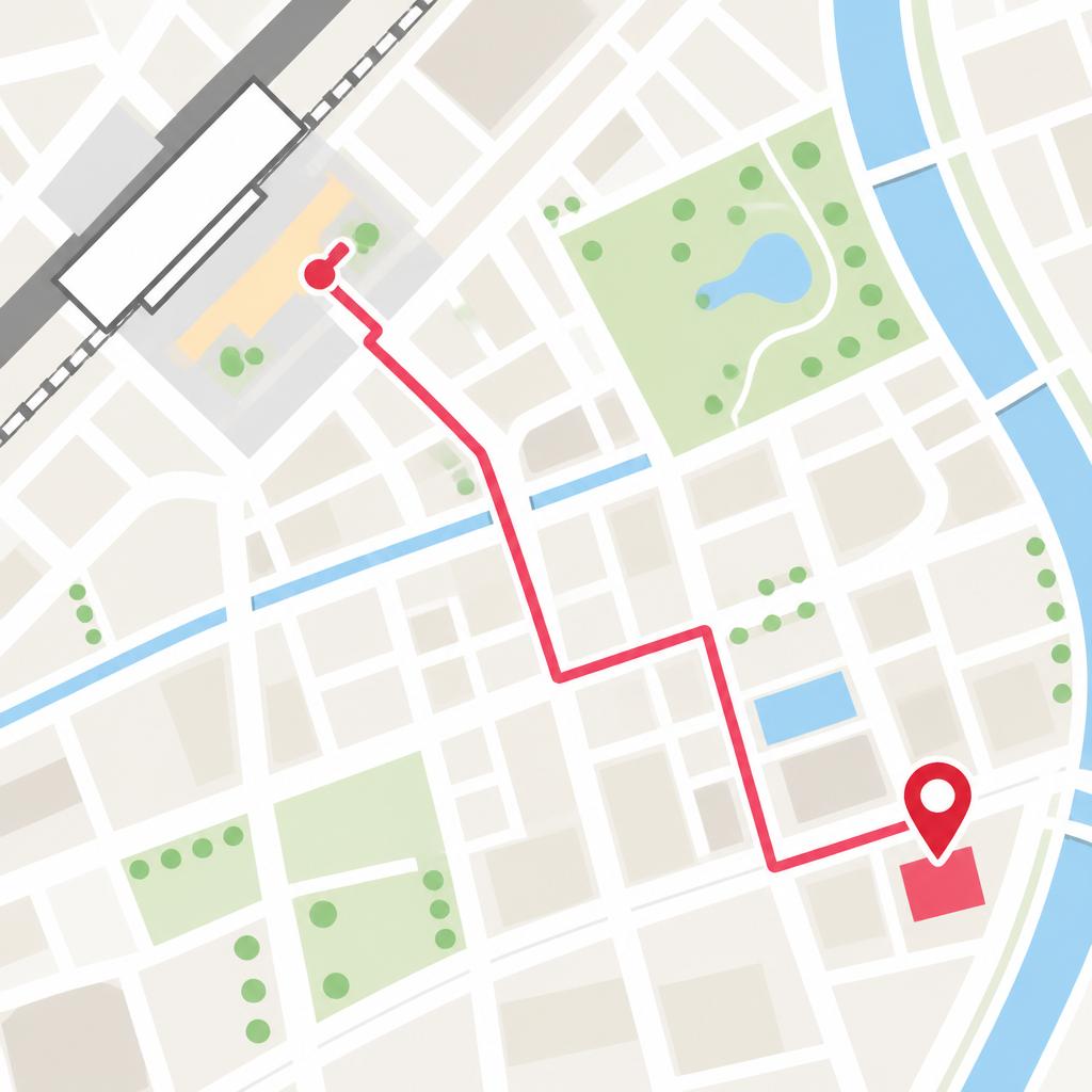 地図でアクセスのしやすさをアピール