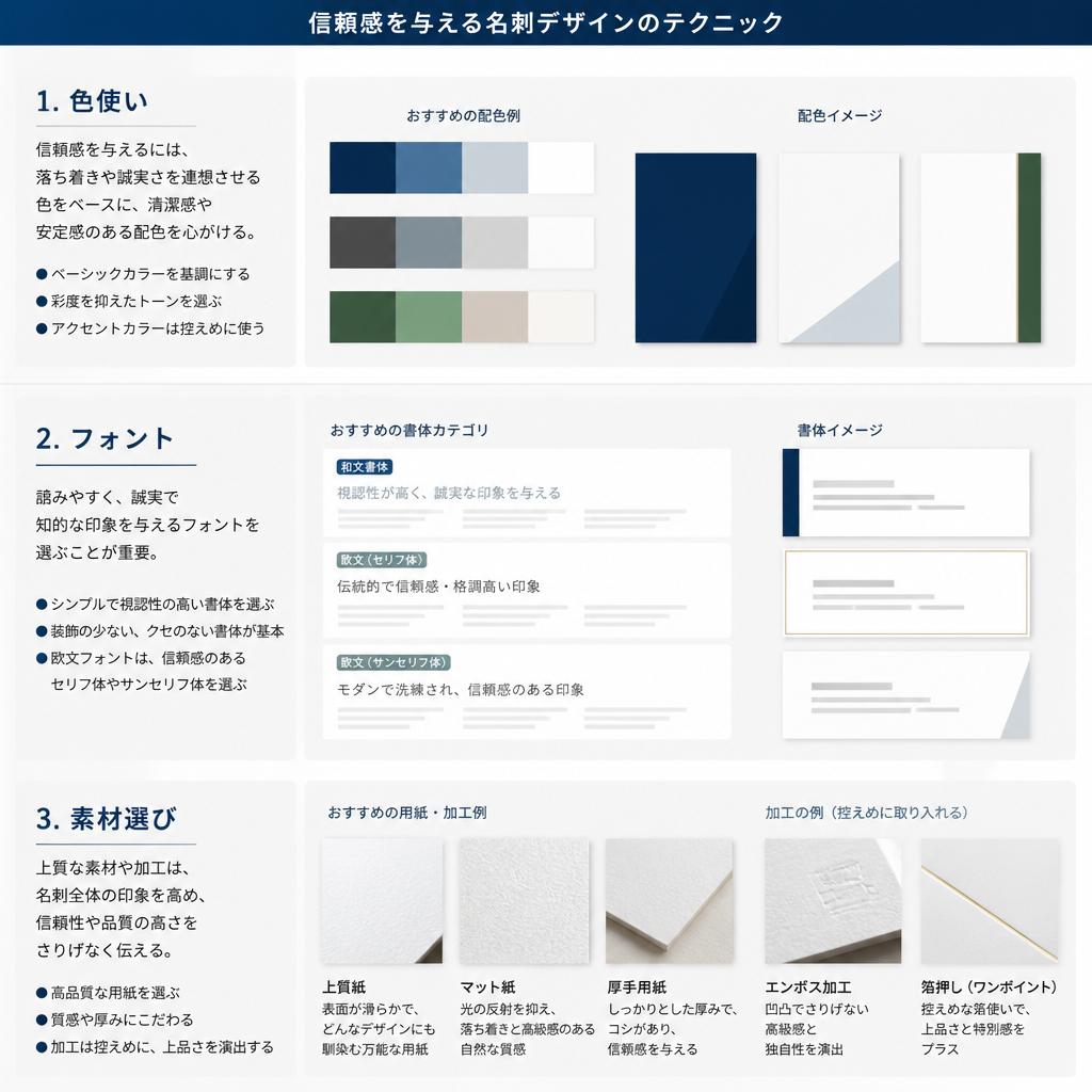 3. デザインに信頼感をプラスするポイント